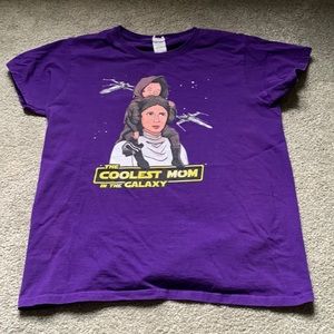 The Coolest Mom in the Galaxy Star Wars T-Shirt Size M